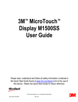 3M Single Touch Displays User guide