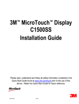 3M Single Touch Displays User guide