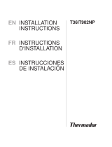 Thermador T36IT902NP Installation guide