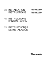 Thermador T30IB900SP Installation guide