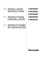 Thermador T24IF900SP Installation guide