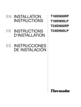 Thermador 848913 Installation guide