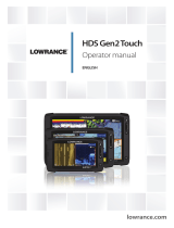Lowrance HDS Gen2 Touch Operating instructions