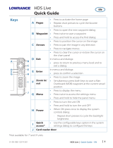 Lowrance HDS LIVE Quick start guide