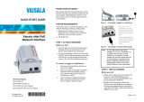 Vaisala vNet PoE Network Interface User manual