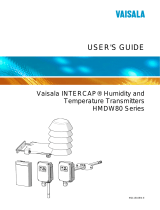 Vaisala HMDW80 User manual