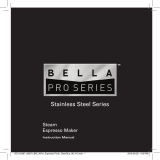 Bella Pro Series Steam Espresso Maker Owner's manual