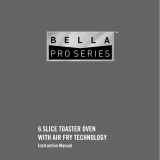Bella PRO 6 Slice Digital Air Fry Toaster Oven Owner's manual