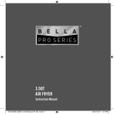 Bella Pro 3.5QT Air Fryer Owner's manual