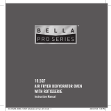 Bella Pro 10.5QT Air Fryer Oven Dehydrator Owner's manual