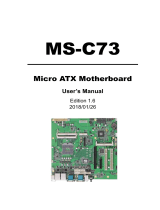 Commell MS-C73 User manual