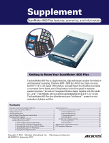 Microtek ScanMaker i800 Plus User manual