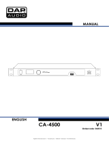 DAP Audio CA-4500 User manual