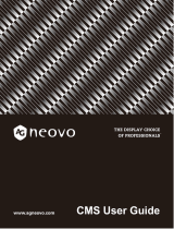 AG Neovo NSD-4301Q CMS User Guide User guide