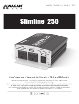 Wagan SlimLine AC Inverter 250 Watt User manual
