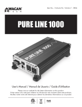 Wagan Pure Line Inverter 1000 Watt User manual