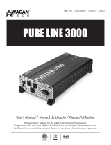 Wagan Pure Line Inverter 3000 Watt User manual