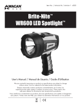 Wagan Brite-Nite™ WR600 LED Spotlight User manual