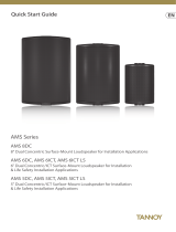 Tannoy AMS 5DC User guide