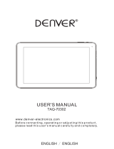 Denver TAQ-70302 User manual