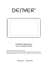 Denver TAQ-10353KBLUEPINK User manual