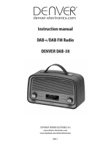 Denver Digital and FM Portable Radio User manual