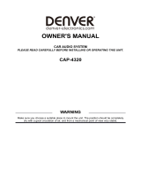 Denver CAP-4320 User manual