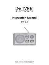 Denver TR-64LIGHT WOOD User manual