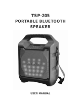Pansaonic Portable Bluetooth Speaker User manual