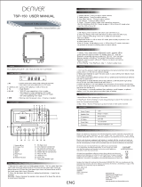 Denver TSP-150 User manual