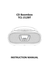 Denver TCL-212BTBLUE User manual