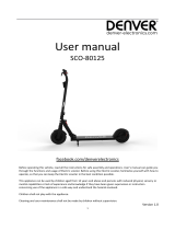 Denver SCO-80125GREEN User manual