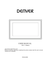 Denver PFF-711WHITE User manual
