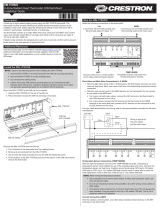 Crestron DIN-1TSTAT8 Installation guide