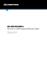 Crestron CBL-USB-RS232KM-6 User guide