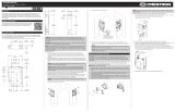 Crestron CSA-ARCH5-BRKT-DUAL Installation guide