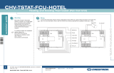 Crestron CHV-TSTAT-FCU-HOTEL User guide