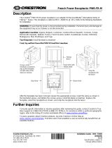 Crestron PWR-FR-M Installation guide