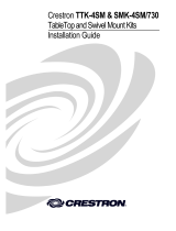 Crestron SMK-4SM Installation guide