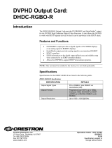 Crestron DVPHD User manual