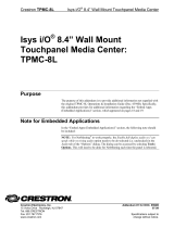 Crestron TPMC-8L User guide