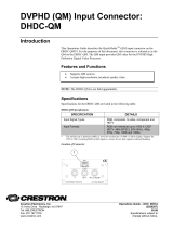 Crestron DVPHD User manual