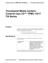 Crestron TPMC-17-QM User manual