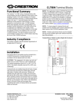 Crestron CLTIBN-2IND User manual