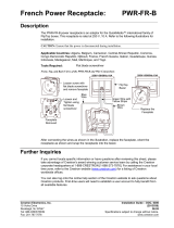 Crestron PWR-FR-B User manual