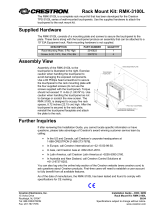 Crestron RMK-3100L User manual