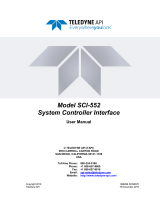 Teledyne API SCI-552 User manual
