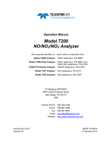 Teledyne API T200 User manual