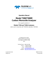 Teledyne API T300 User manual