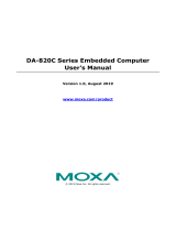 Moxa Technologies DA-820C Series User manual